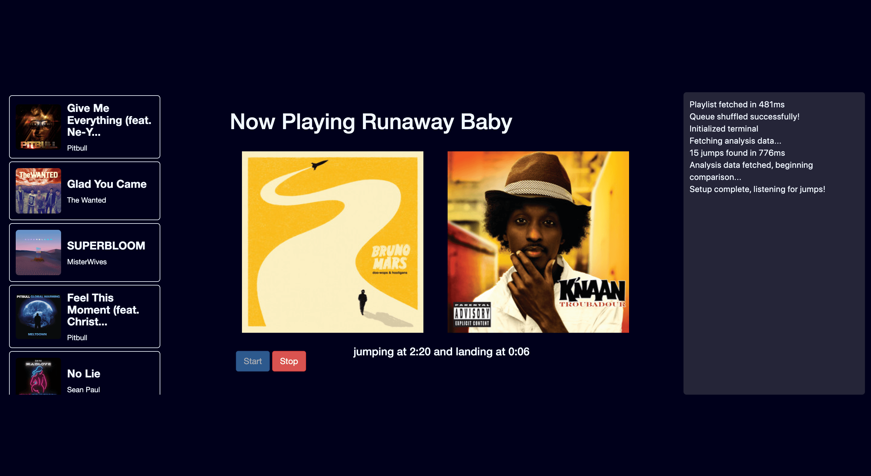 The Playlist Assist UI